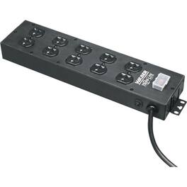 Eaton Tripp Lite Series Industrial Power Strip, 10-Outlet, 15 ft. (4.6 m) Cord, Large Plug Spacing - NEMA 5-15P - 10 - Unknown