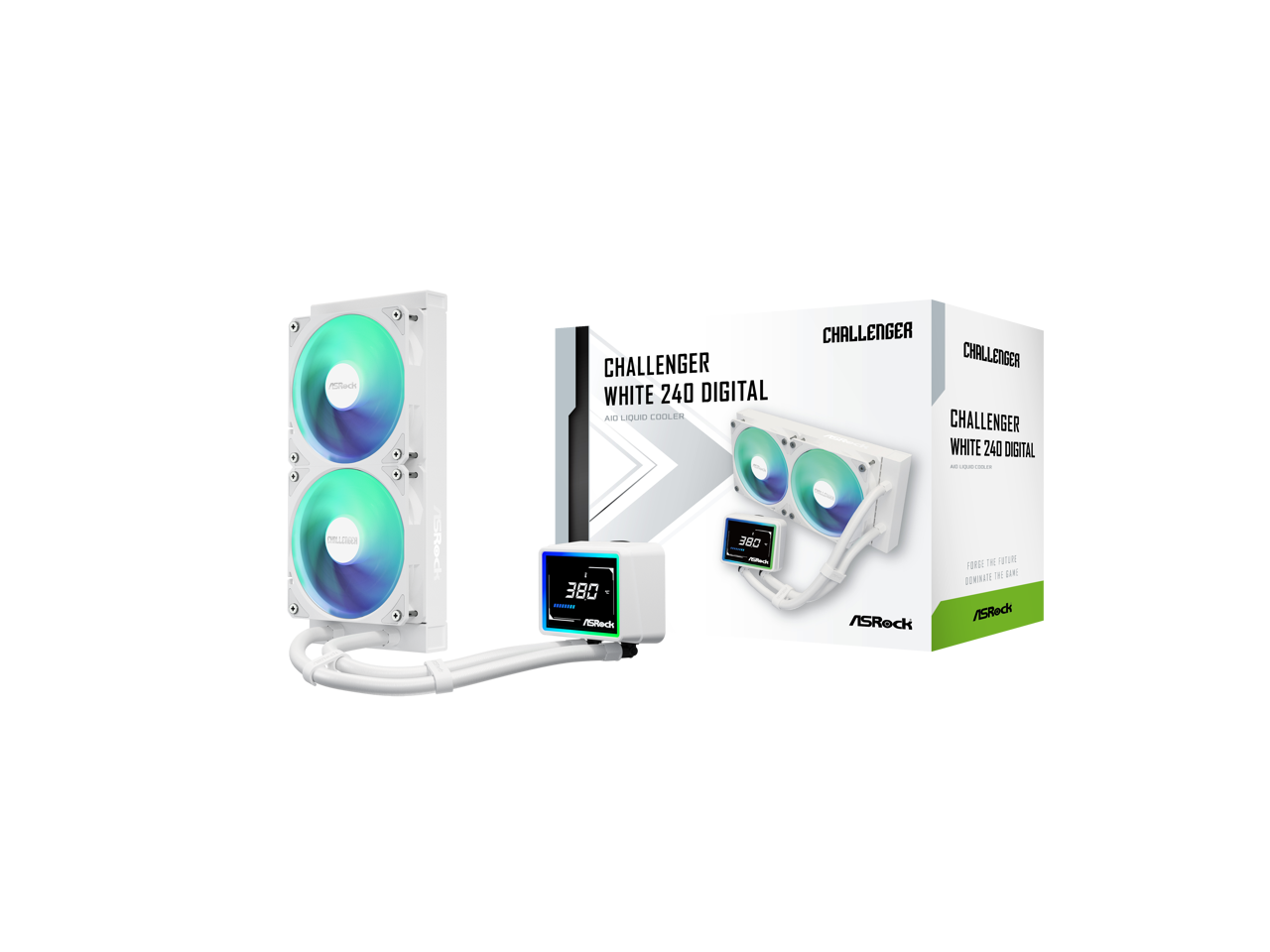 CHALLENGER WHITE 240 DIGITAL AND LIQUID COOLER  
CHALLENGER WHITE 240 DIGITAL - DISTRIBUTORS  
DELLERGOR  
ASRock  
380 - ASRock  
FOR THE FUTURE THE GAME DONATE