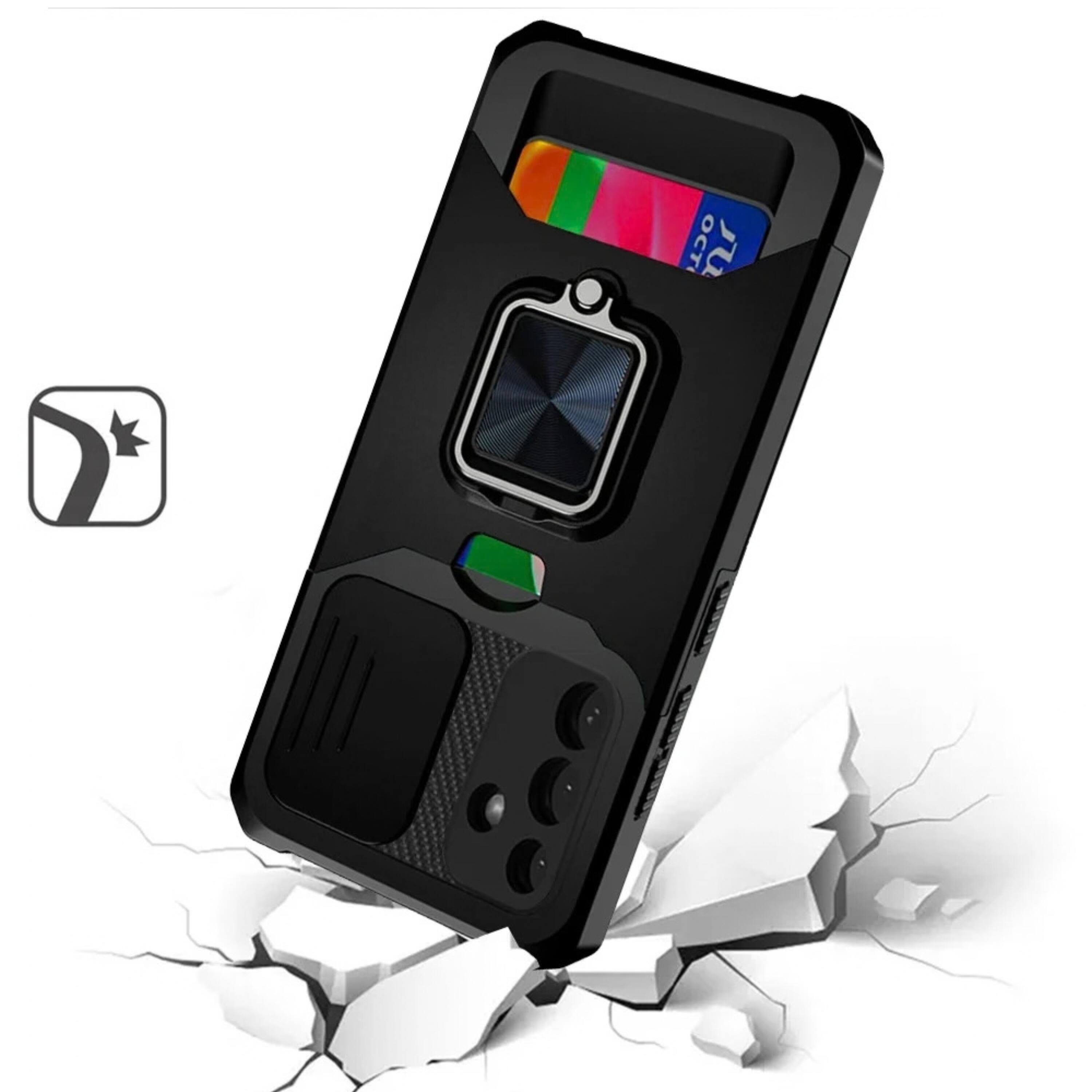 Kitcheniva Multi Use Card Slot Magnetic Ring Stand Phone Case With ...
