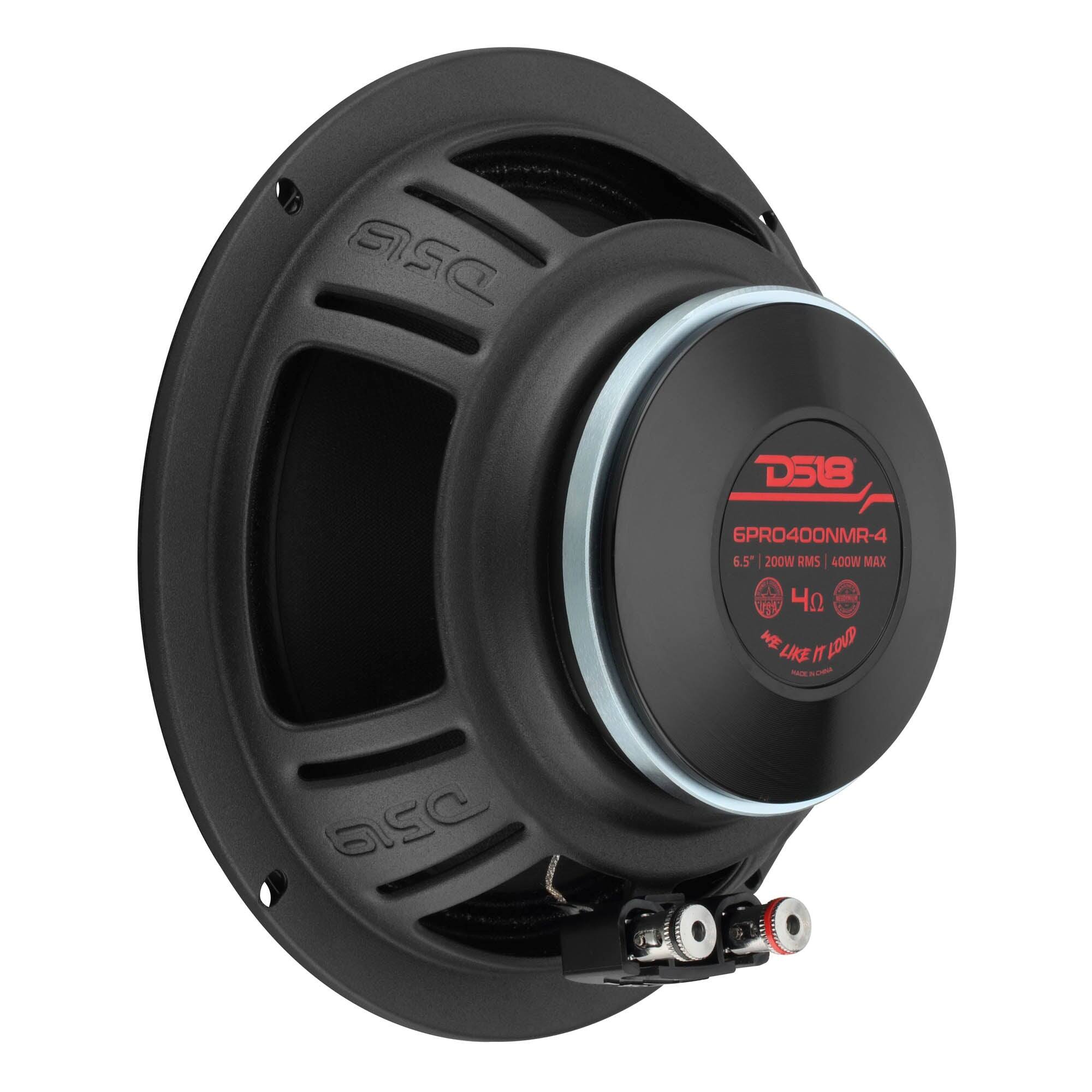 D518  
6PRO400NMR-4 6.5" 200W RMS 400W MAX  
40 EDRUM HE-LINENTOR RACEMOBIA