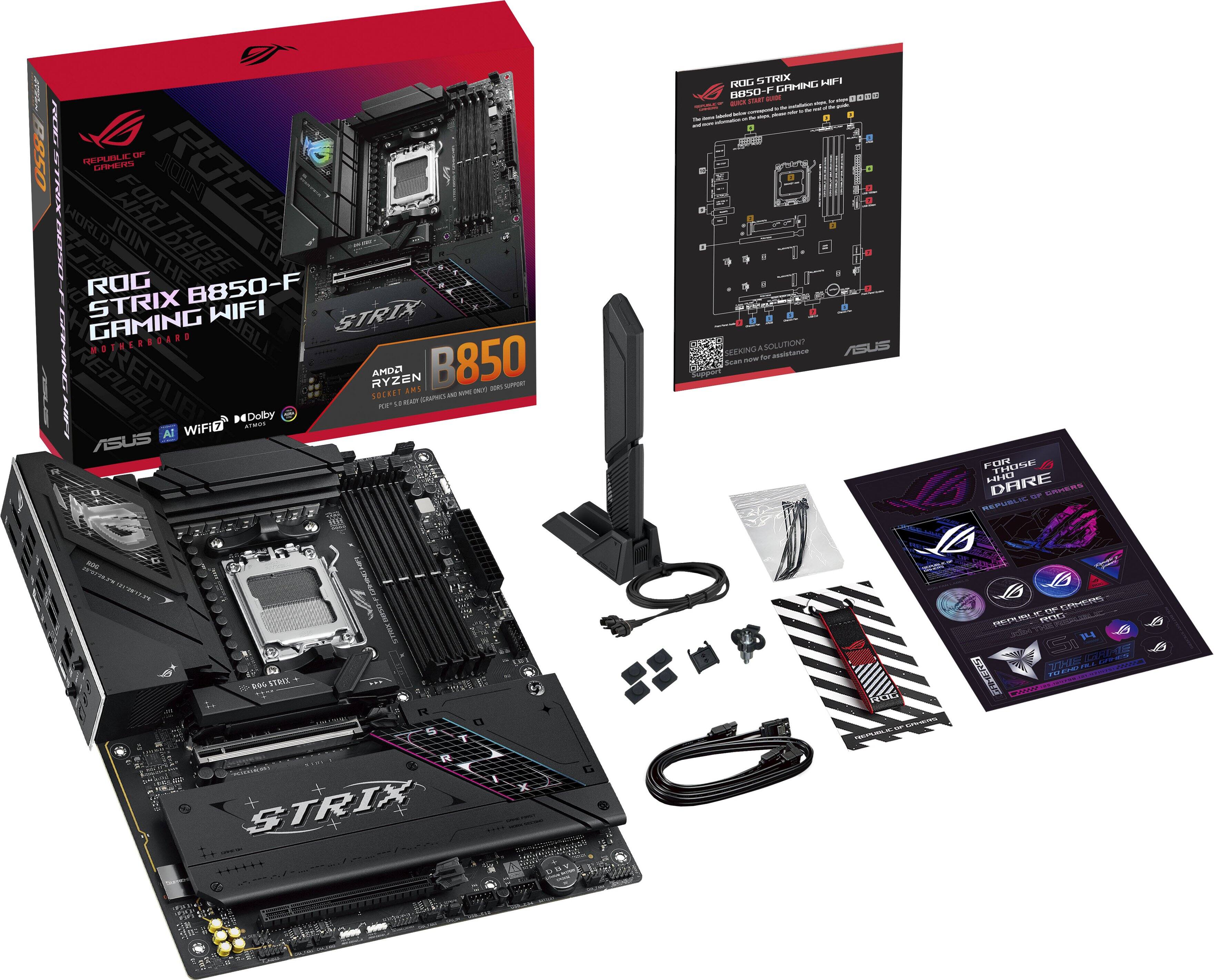 ASUS ROG Strix B850F GAMING WIFI (Socket AM5) AMD B850 ATX DDR5 WiFi