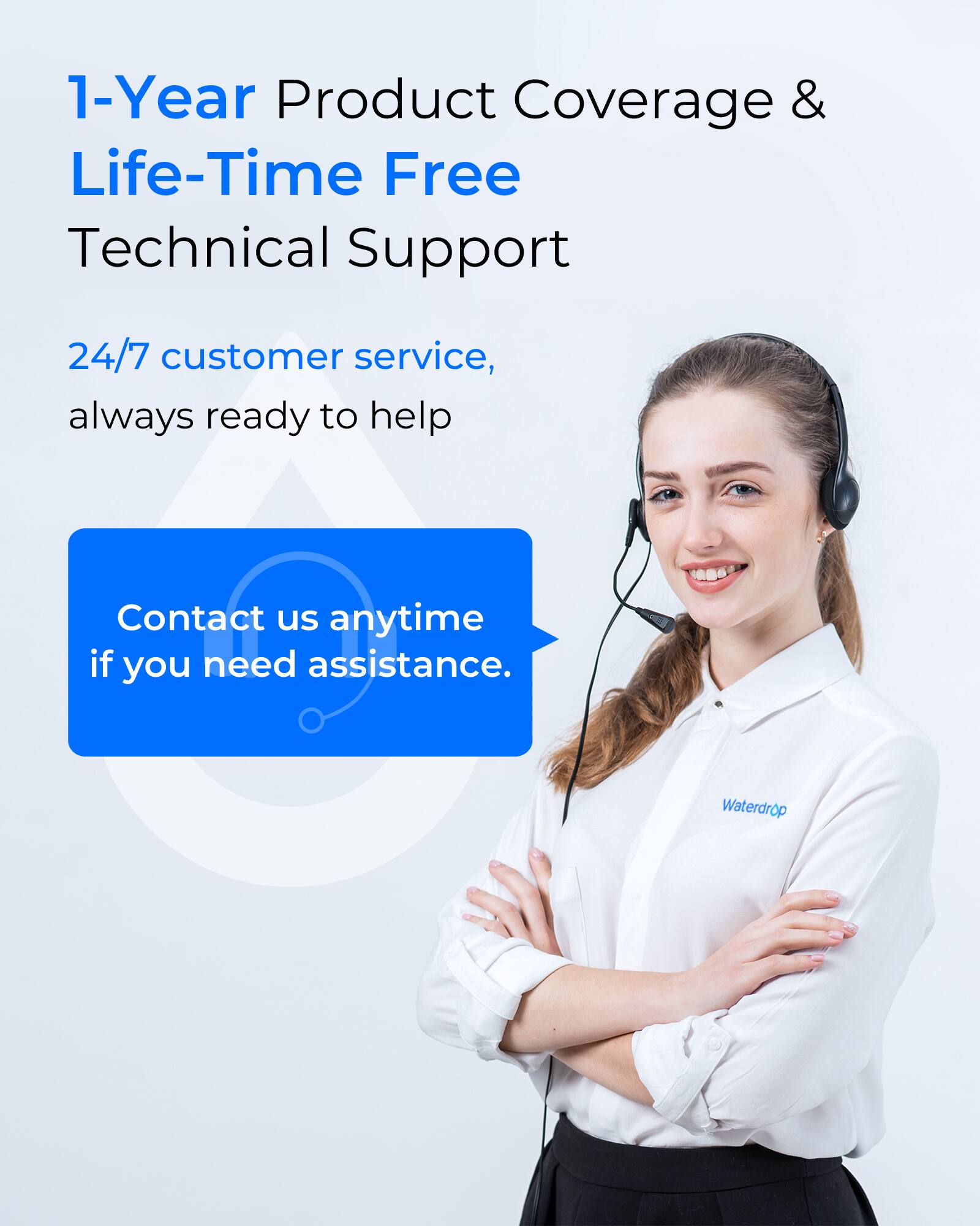 1-Year Product Coverage & Life-Time Free Technical Support

24/7 customer service, always ready to help

Contact us anytime if you need assistance.