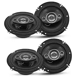 5 CORE - 5Core Coaxial Car Door Speakers 6” 4Pcs 500W 4Ohm 2 Way Component Subwoofer Audio w Super Tweeter