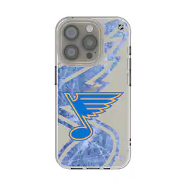 Keyscaper - NHL - St. Louis Blues iPhone Clear Ice Case - 15 Pro Max - Multicolor