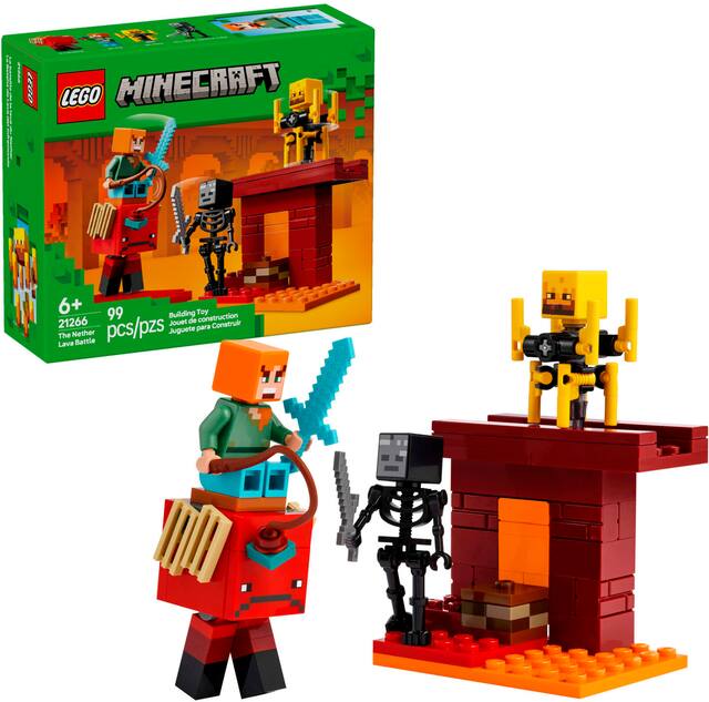 LEGO - Minecraft The Nether Lava Battle Building Toy 21266