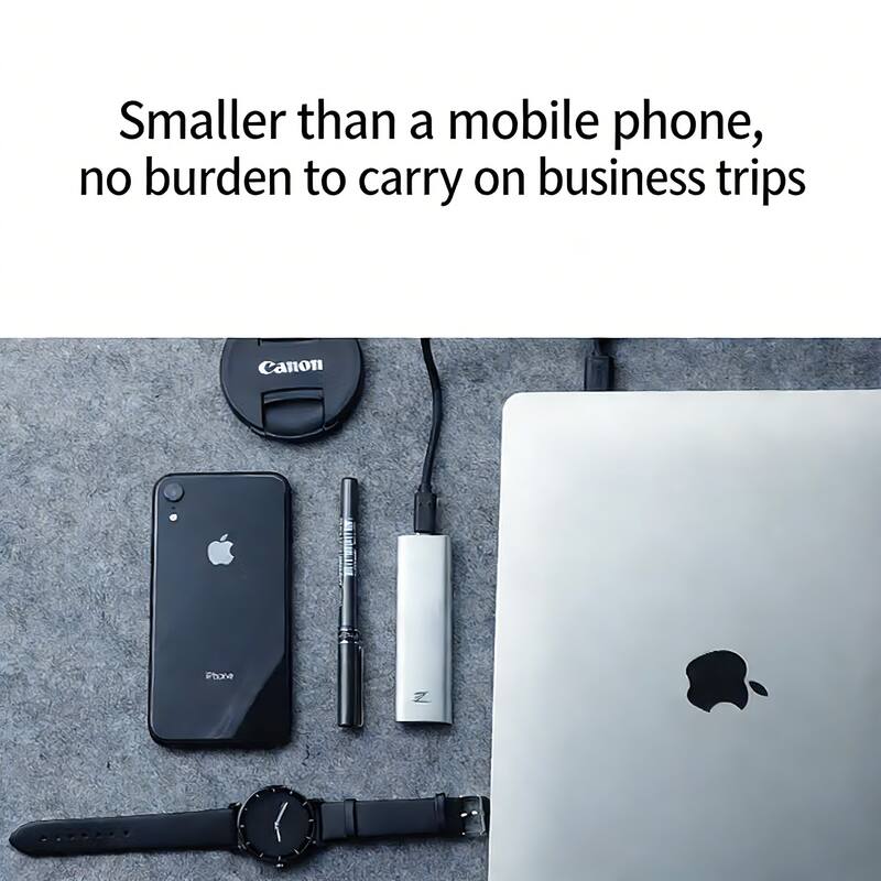 Smaller than a mobile phone, no burden to carry on business trips

Canon iPhone Z