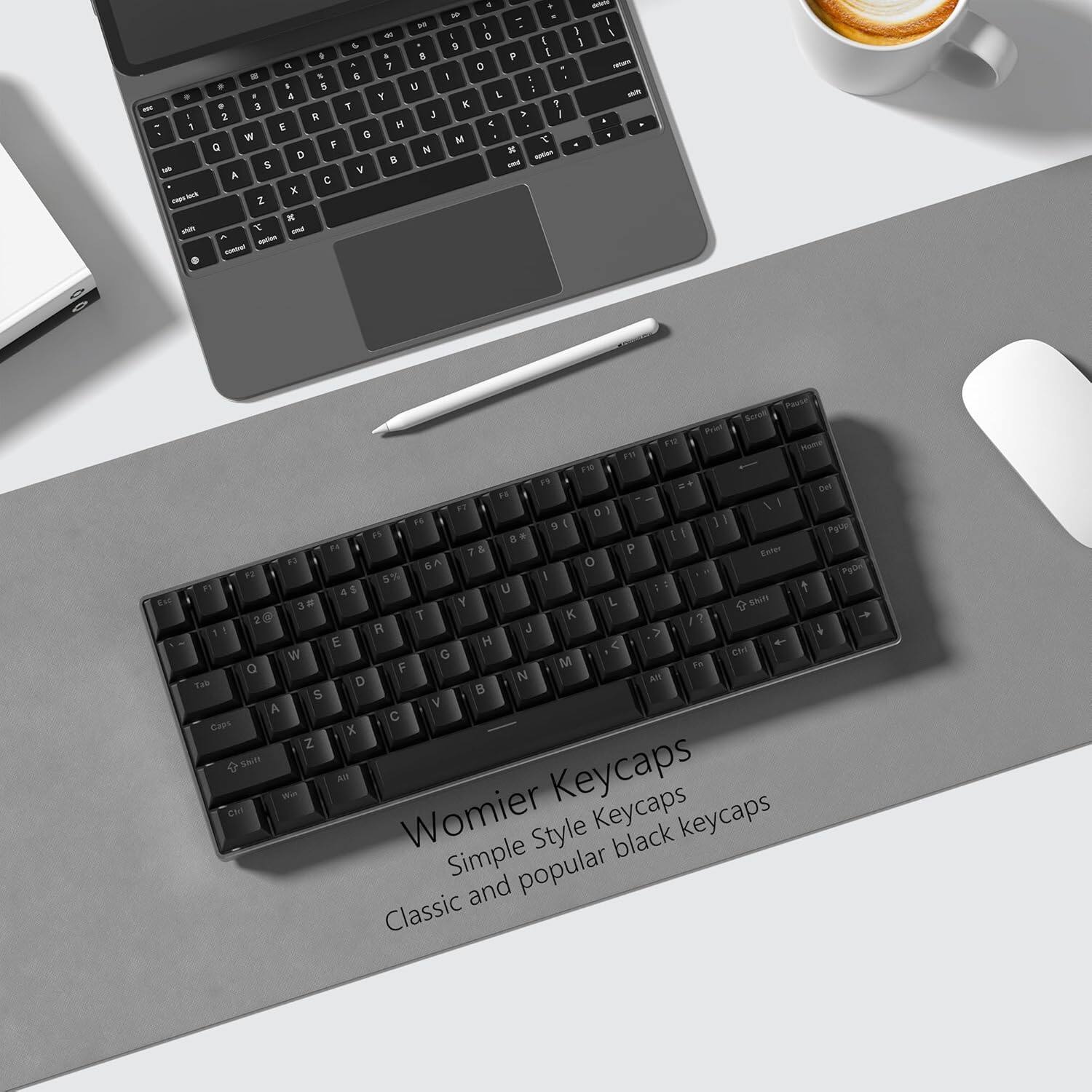 - & . . . - 7 - a 6 . . & U . e - . 3 T 1 2 R J 5 E  W S Q F N a a - E V A E x - Z  - T -  - - .  - - -  3 D 1 P I D 1 1 1 L E 7 a I E M T  - - - 1 1 I I - Ese Paute Snrell Priet  Mond FN F 1S 2e F. I 1 a F6 . I 3 Pyig I 8 I Fa 7 & P Enter F E o *. I Pabe 5 . 4 1 U : 1 3 Y L e Shin 2 0 T K ? 1 R J  E H C  W G C a F M Fe D N AlL Tak  S V A  Caps x Z 9 S! Di Sin AH Womier Keycaps Keycaps Style black keycaps Simple popular and Classic

Womier Keycaps  
Simple Style Keycaps  
Classic and popular black keycaps