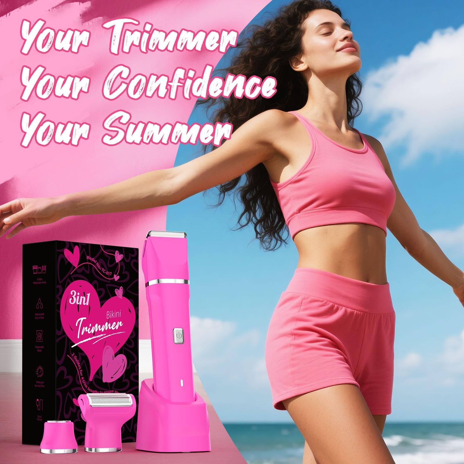 Your Trimmer Your Confidence Your Summer

3in1 Bikini Trimmer