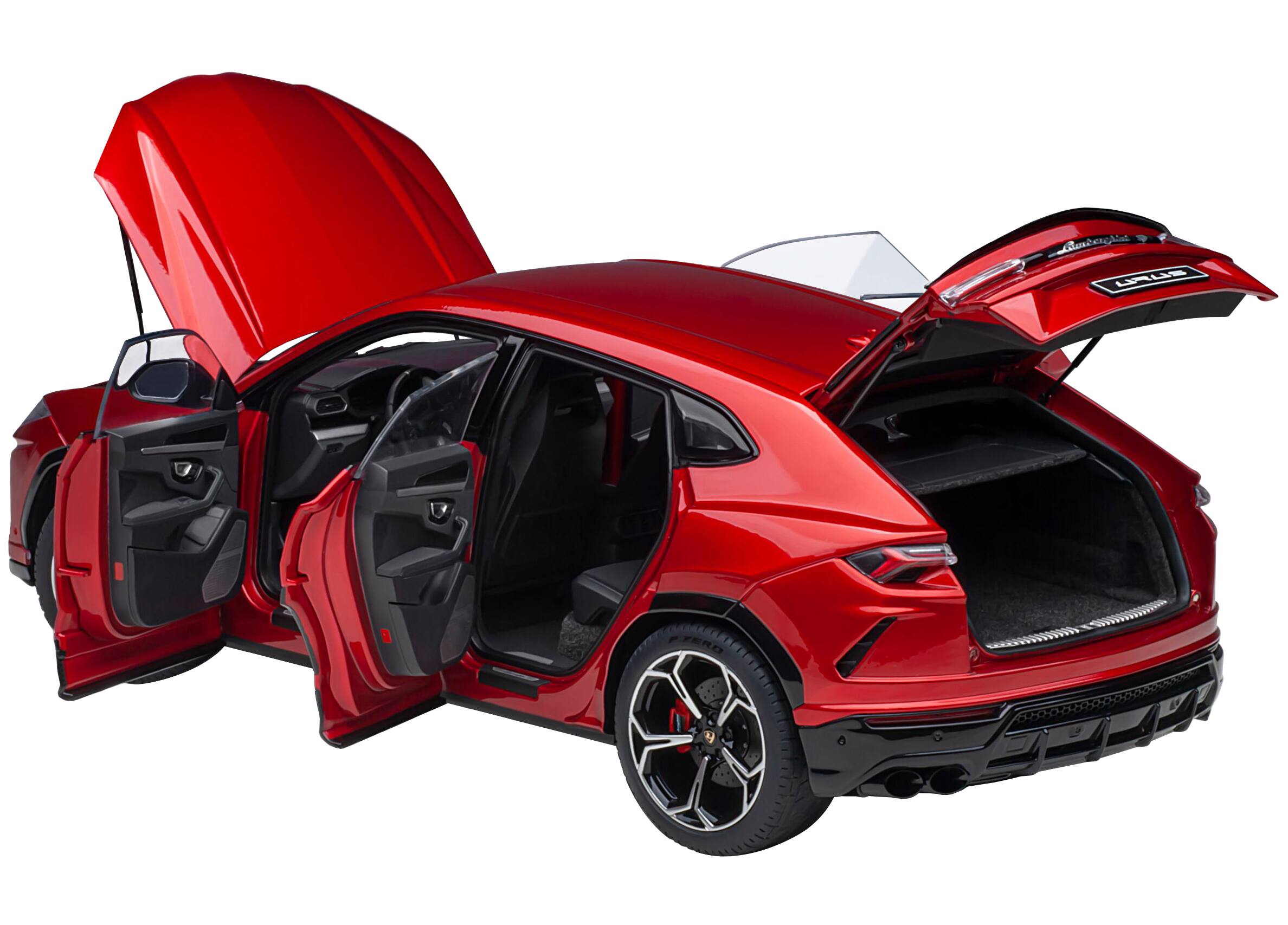 Alt View 1. Autoart - Lamborghini Urus Rosso Efesto Pearl Red 1/18 Model Car by Autoart.