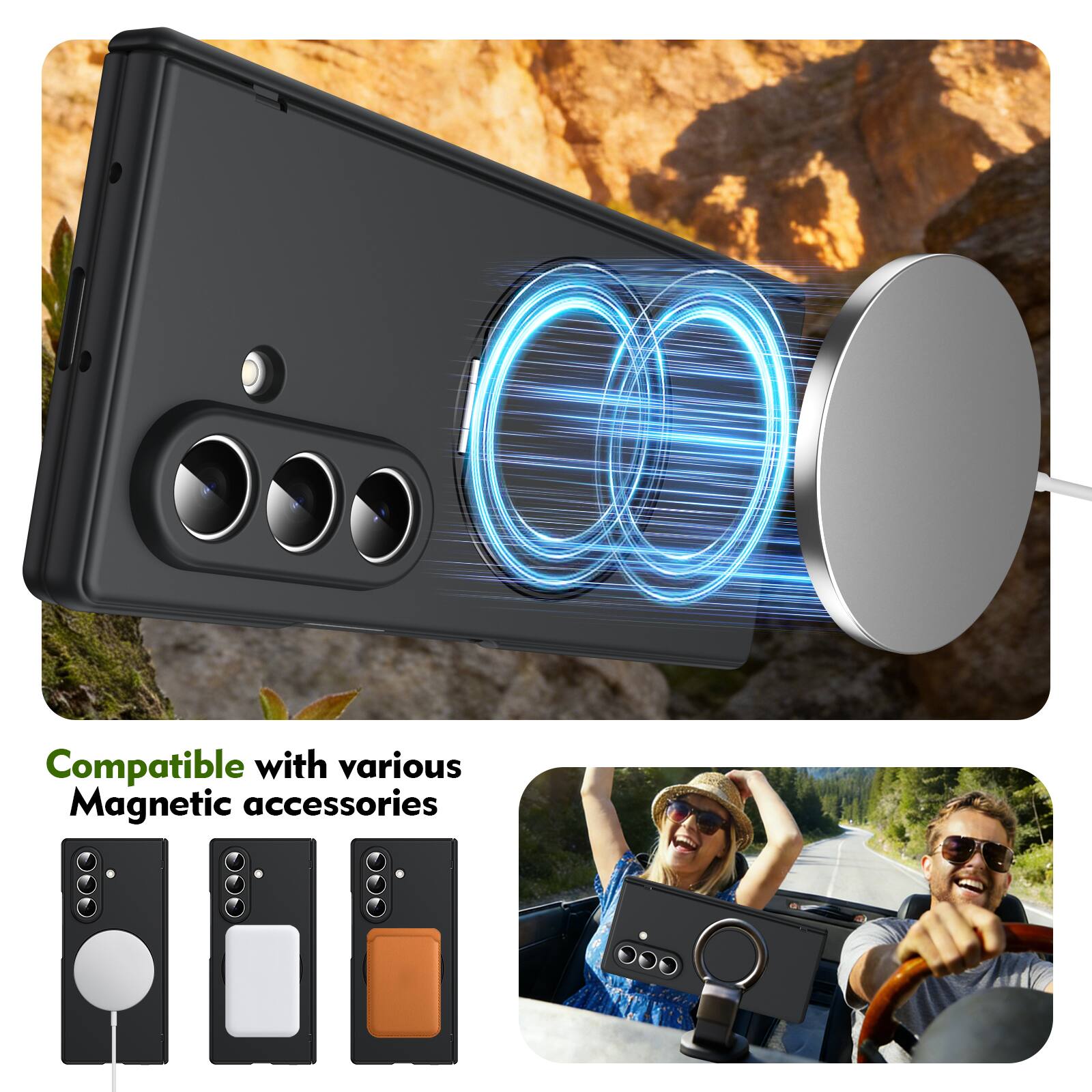 Compatible with various Magnetic accessories