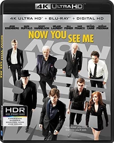 Front. Now You See Me   - 4K Blu-Ray.