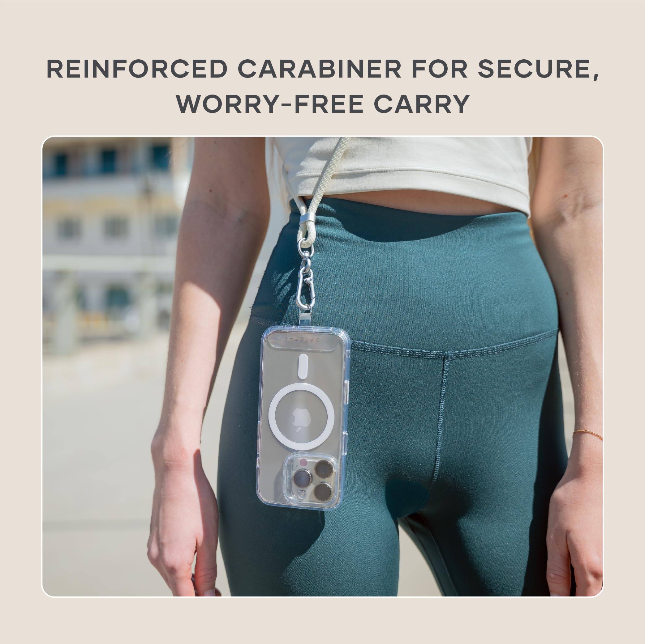 REINFORCED CARABINER FOR SECURE, WORRY-FREE CARRY
