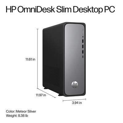 HP OmniDesk Slim Desktop Intel Core i3 8GB DDR5 Memory 256GB