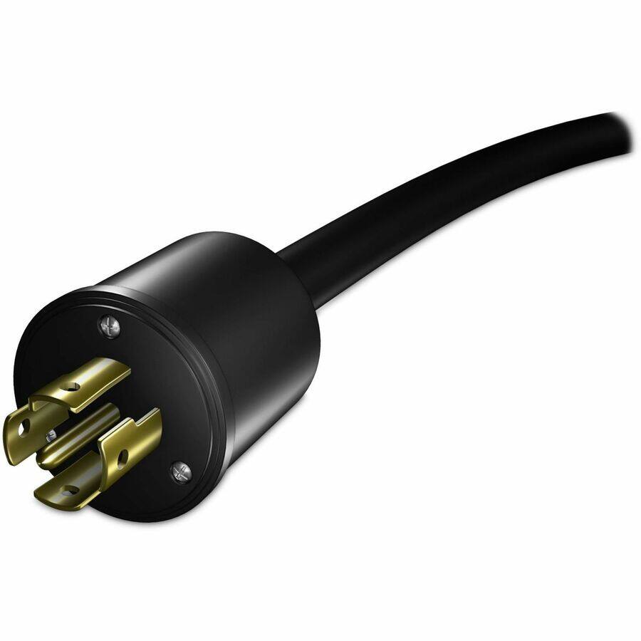 Alt View 1. APC - APC NetShelter Metered Rack PDU, 0U, 5.7kW, 208V, 3 phase 20A, 36 C13, 6 C19, 2 NEMA 5-20R outlets - Metered - NEMA - Black.