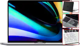 Apple - Refurbished Excellent - MacBook Pro 16-Inch "Core i7" 2.6 2019 16GB - 512GB SSD – Bundle with Keyboard Cover and Case - Space Gray