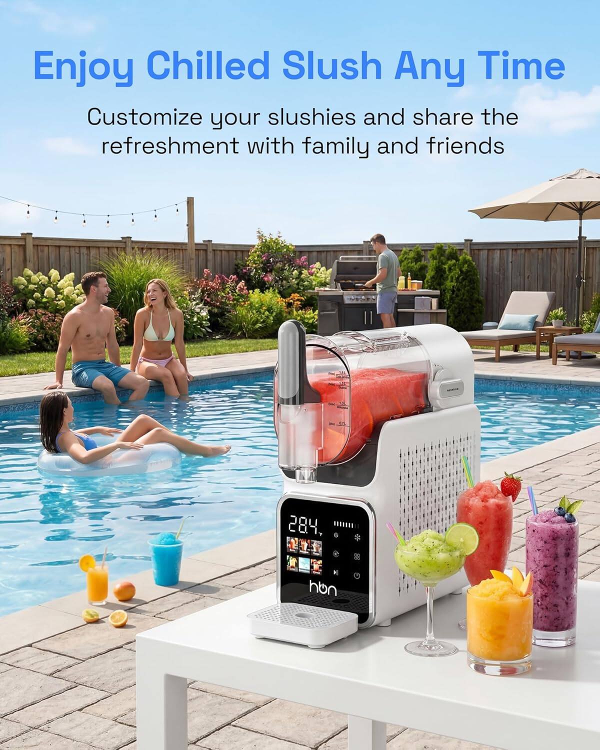 Enjoy Chilled Slush Any Time

Customize your slushies and share the refreshment with family and friends