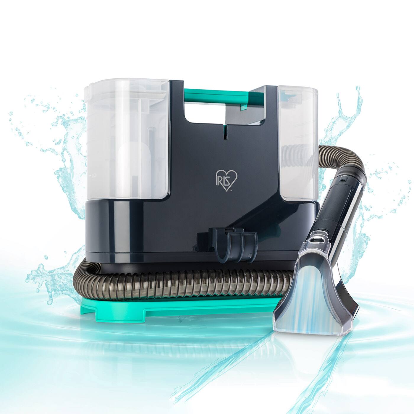 Front. IRIS USA - IRIS Hydro-Clean Chemical-Free Spot Cleaner Machine for Low Pile Carpet, Upholstery Car Detailing, Lightweight, Compact.