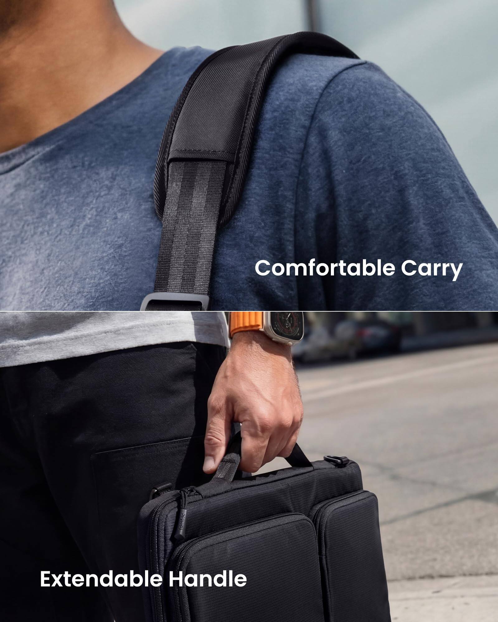 Comfortable Carry  
Extendable Handle