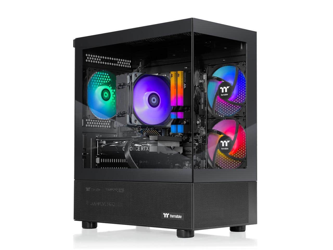 Thermaltake - Gaming Desktop PC NE i1260T-V170B Intel Core i5-12600KF 16GB DDR4 1TB SSD GeForce RTX 5060 Ti