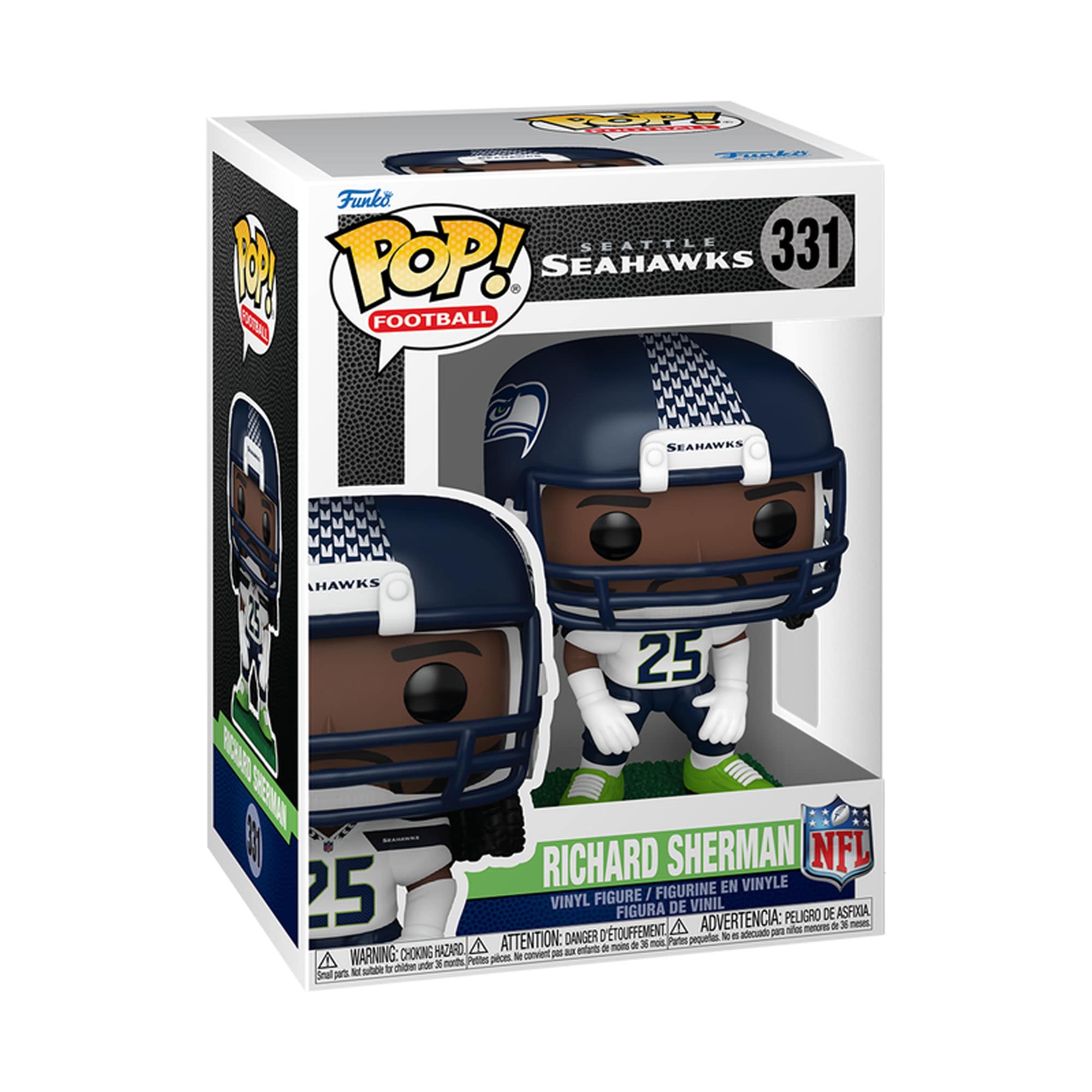 Funko - Richard Sherman Seattle Seahawks Pop! #331 Vinyl Figure - Multicolor