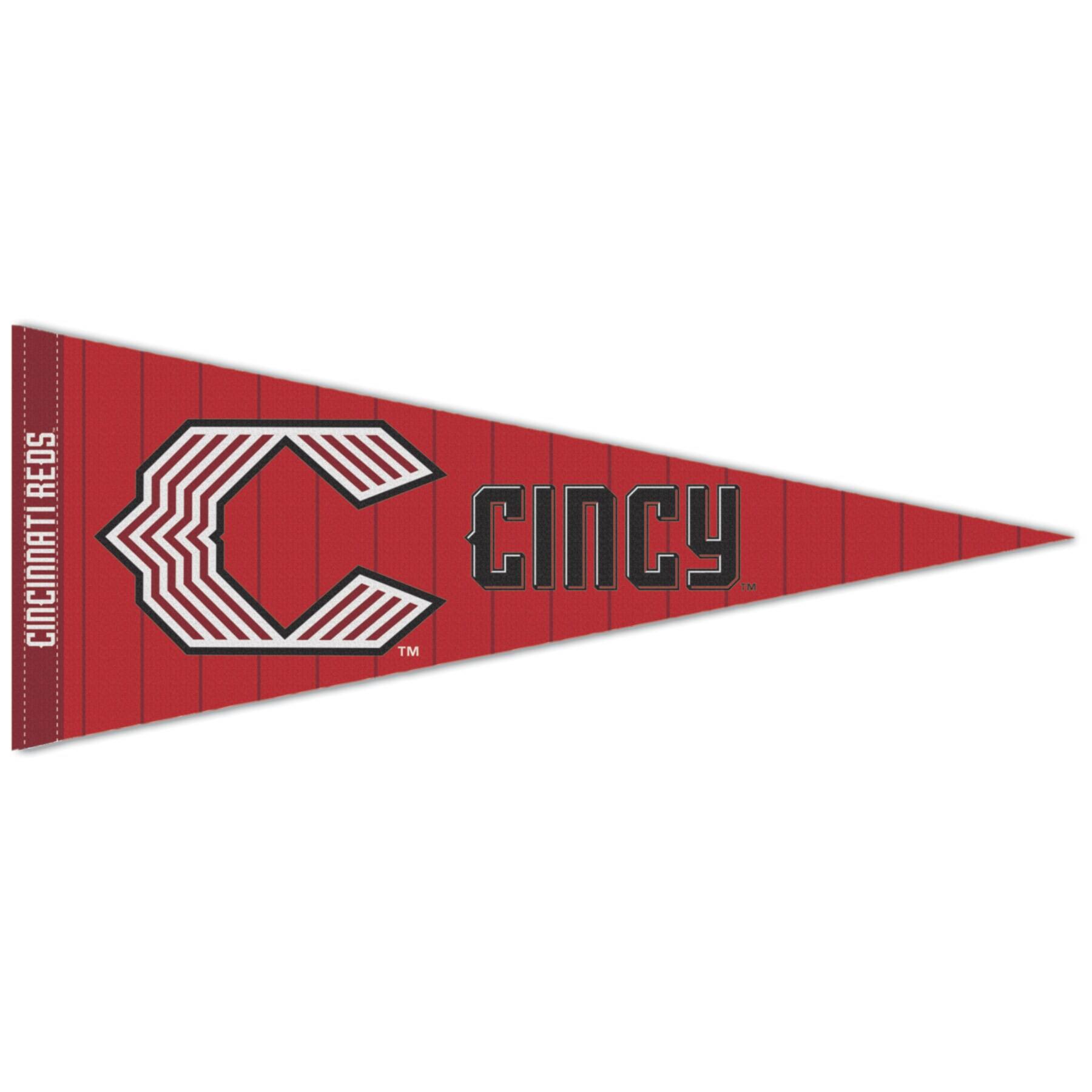 WinCraft - Cincinnati Reds 2026 City Connect 12" x 30" Premium Pennant - Multicolor