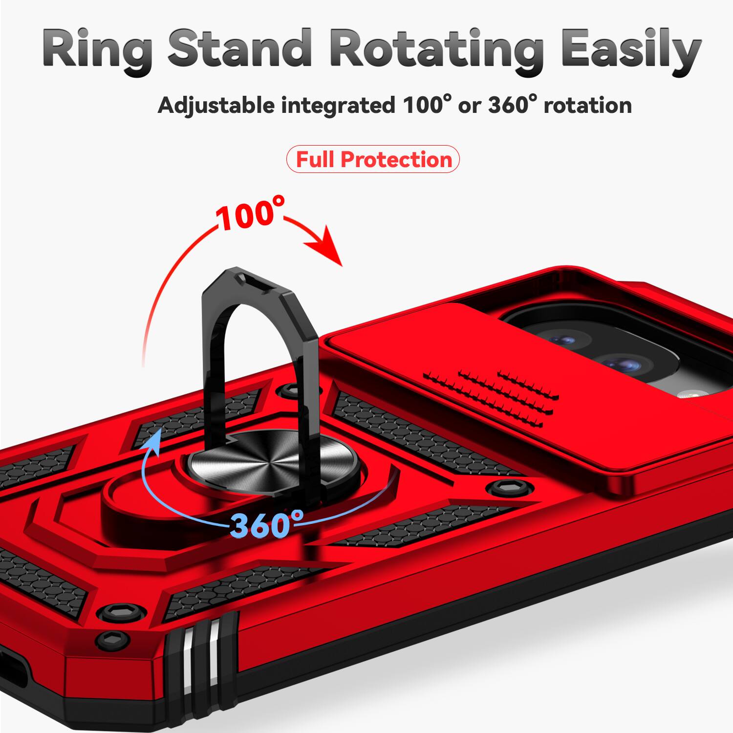 UUCOVER Rugged Protective Case for Google Pixel 9A,Shockproof TPU+PC ...
