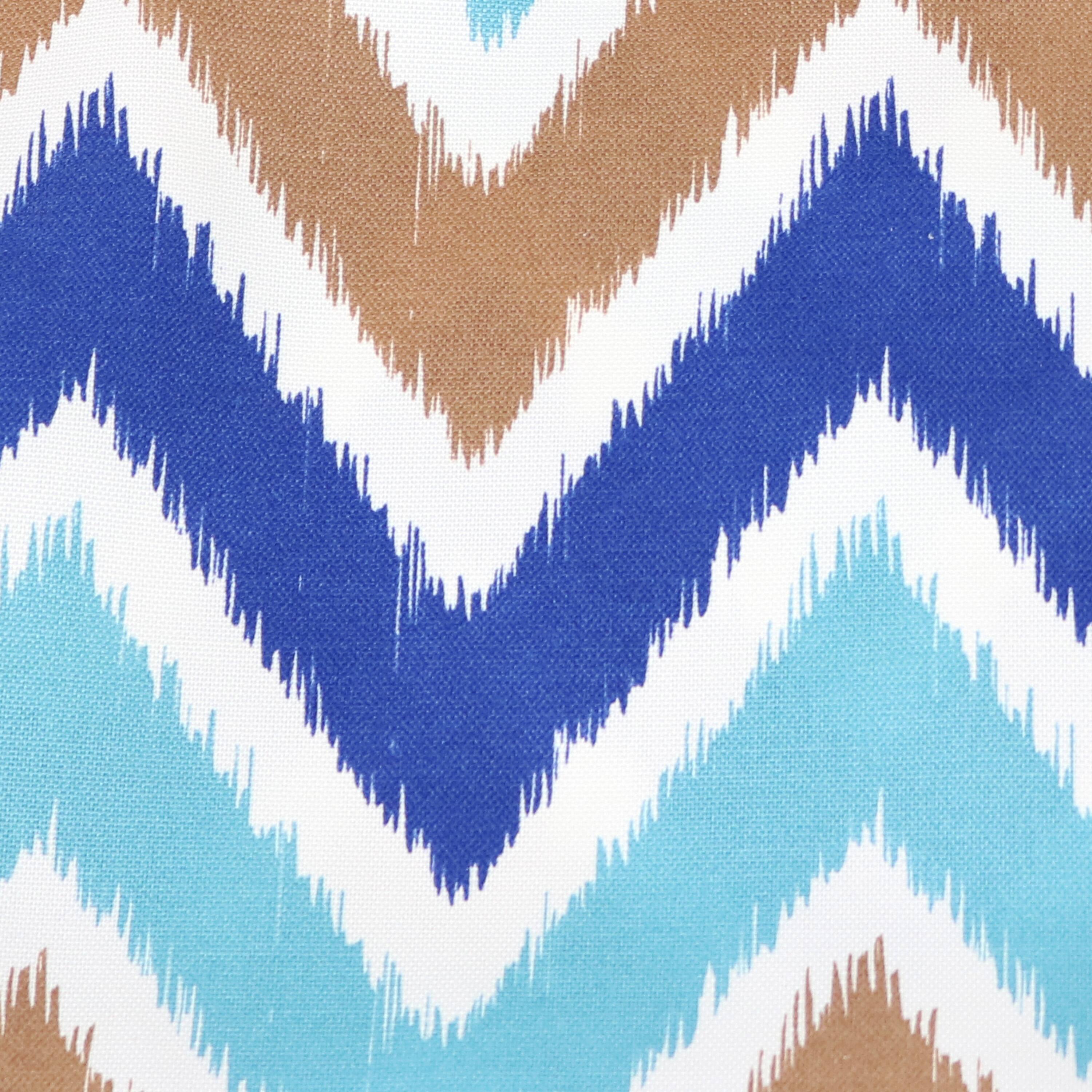 Alt View 4. Sunnydaze - Lumbar Throw Pillow Cover - 20 in - Set of 2 - Chevron Bliss.