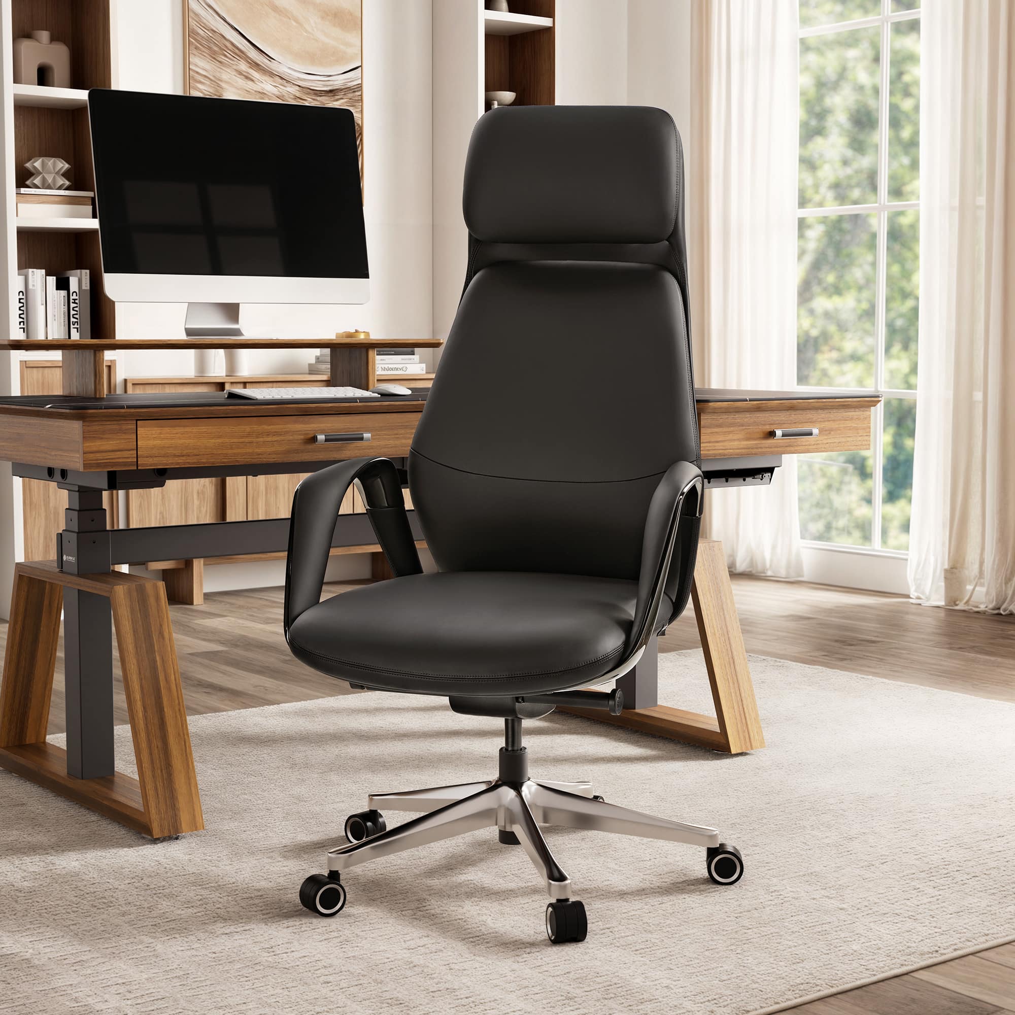 Eureka Ergonomic - Executive Ergonomic Office Desk Chair - Black
