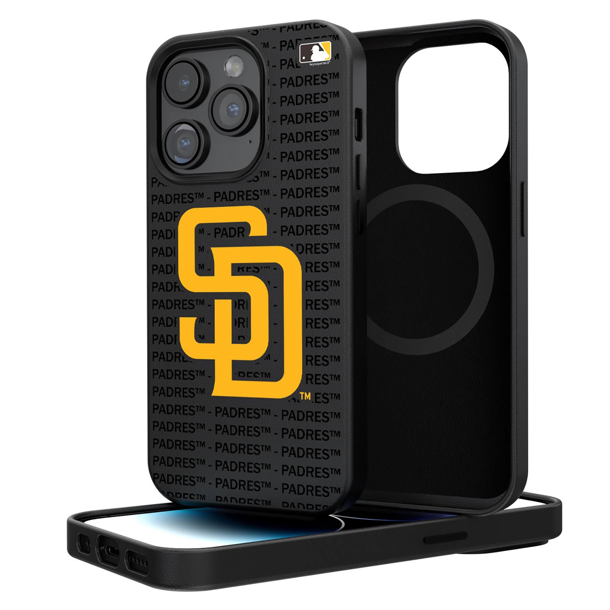Keyscaper - MLB - San Diego Padres Primary Logo iPhone Magnetic Bump Case - 16 Pro - Black price history on PriceWatchPro