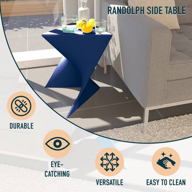 RANDOLPH SIDE TABLE

- DURABLE
- EYE-CATCHING
- VERSATILE
- EASY TO CLEAN
