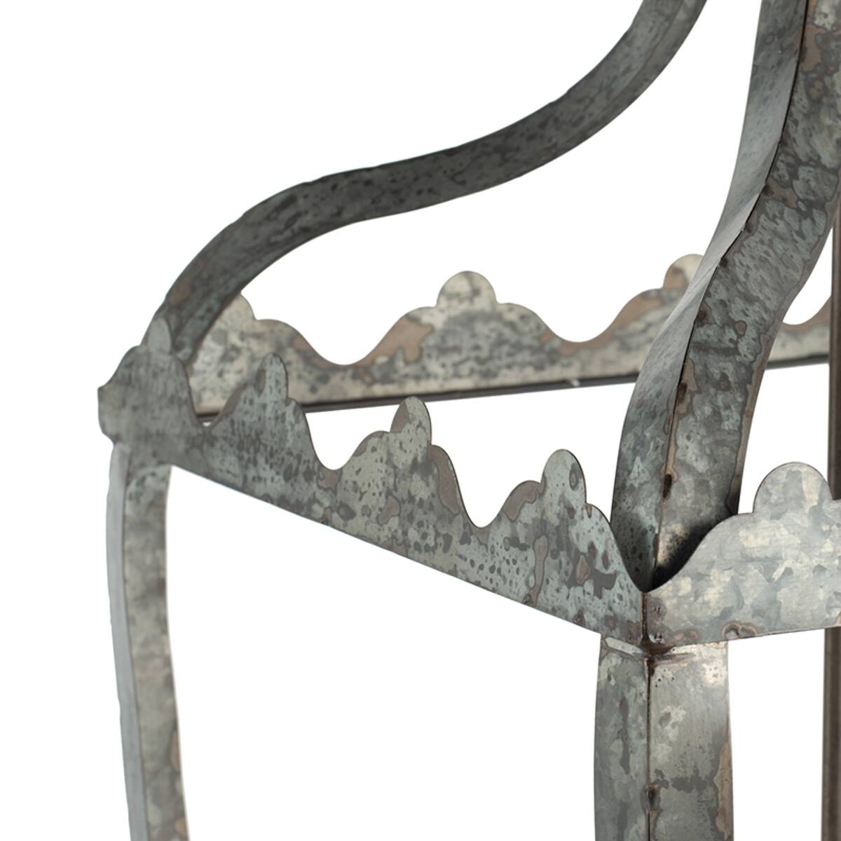 Alt View 7. Loheer - Loheer 4-Light Metal Chandelier, Rustic Vintage Iron Fixture with Adjustable Chain.