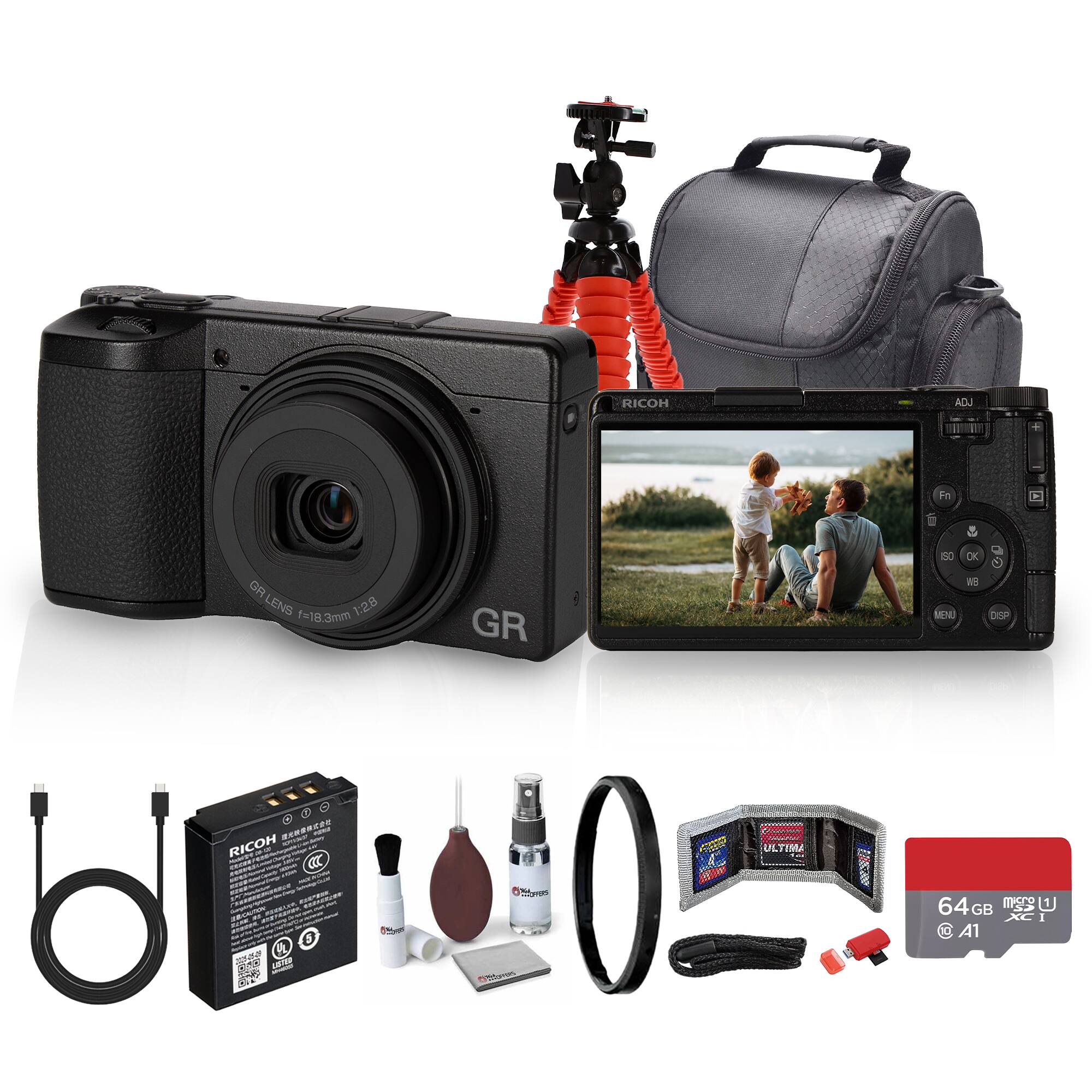 Ricoh GR IV Digital Camera | Pocket Camera with fast AF f2.8 Lens