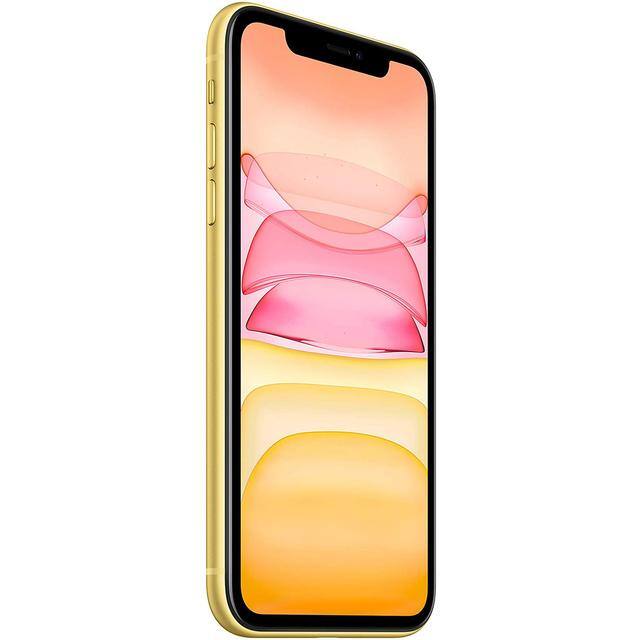 Left. Apple - iPhone 11 A2111 (Fully Unlocked) 128GB - Yellow.
