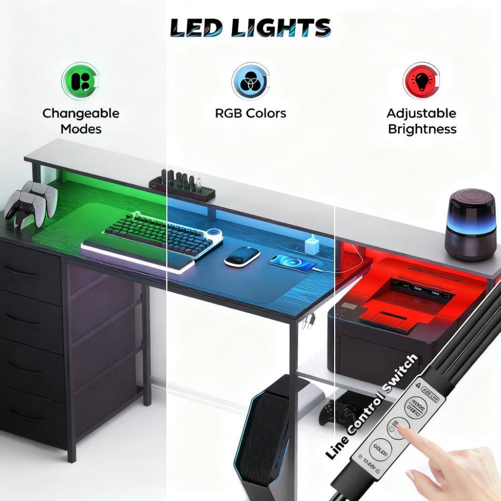 LED LIGHTS  
Changeable Modes  
RGB Colors  
Adjustable Brightness  
Switch  
Line Control  
A FICA OTFO SOS  
COLOG 1340