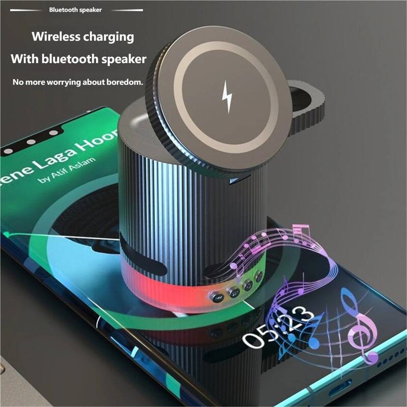 Bluetooth speaker

Wireless charging  
With bluetooth speaker  
No more worrying about boredom.

ene Laga Hoor by Atif Aslam

05:23