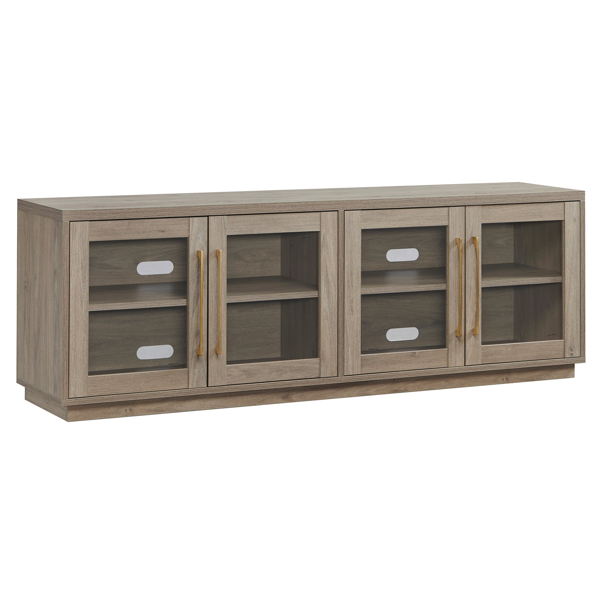 Angle. Camden&Wells - Donovan TV Stand for TV's up to 75" - Antiqued Gray Oak.