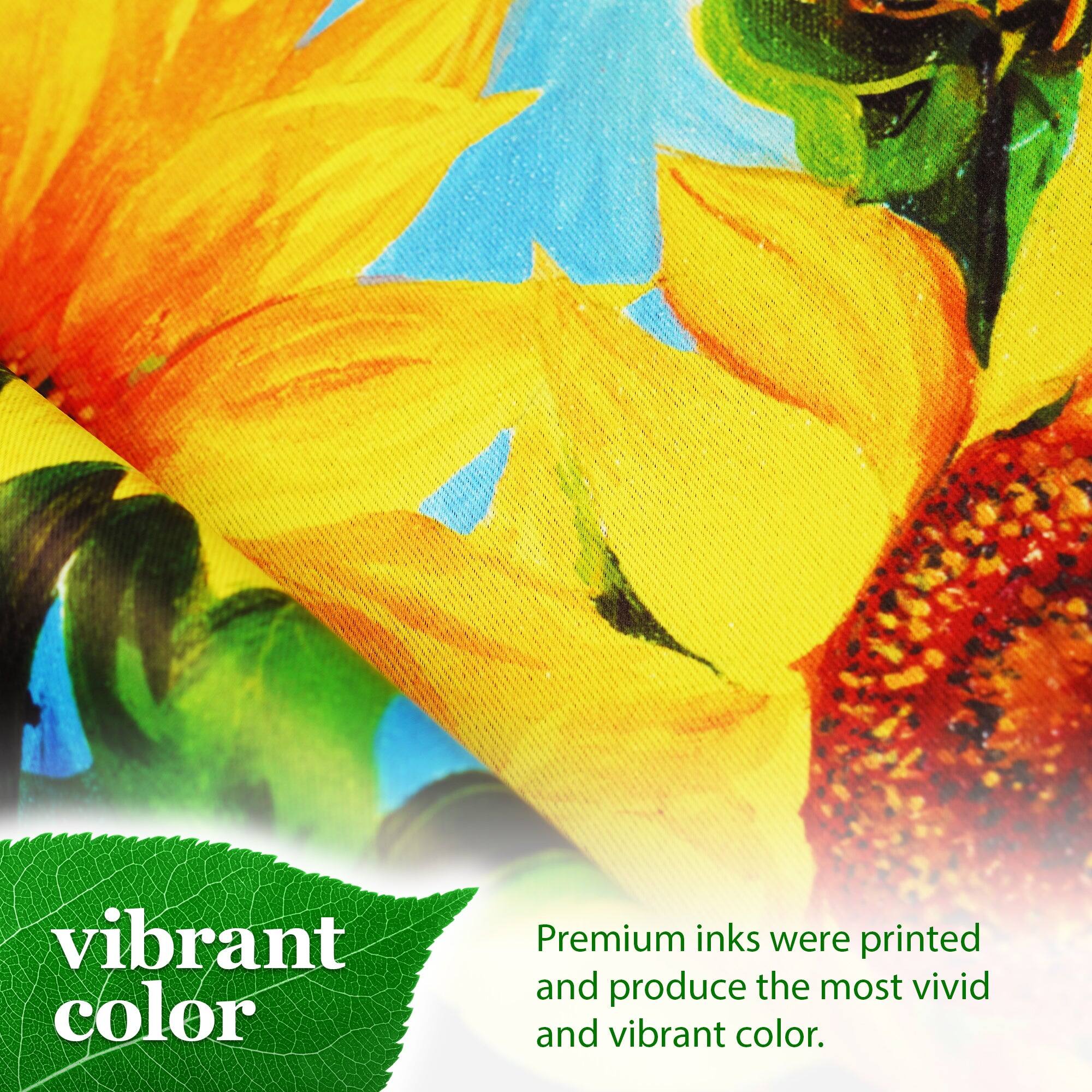 vibrant color

Premium inks were printed and produce the most vivid and vibrant color.