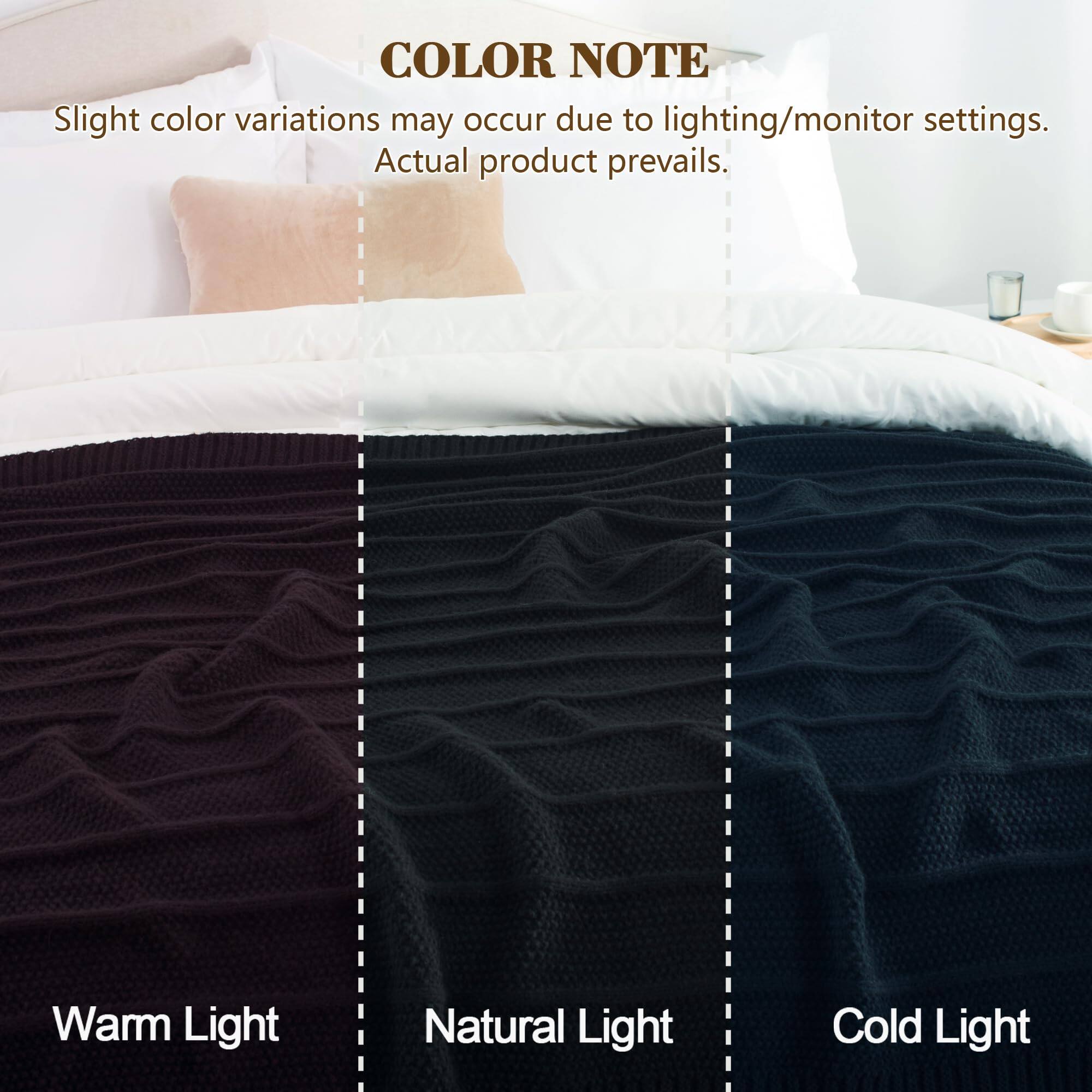 COLOR NOTE  
Slight color variations may occur due to lighting/monitor settings. Actual product prevails.  

Warm Light  
Natural Light  
Cold Light