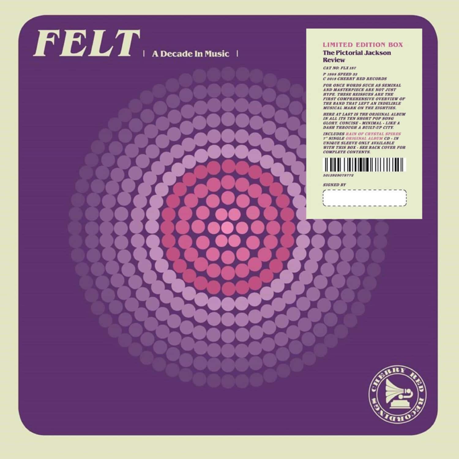 Felt - Pictorial Jackson Review   - COMPACT DISCS [CD] price history on PriceWatchPro