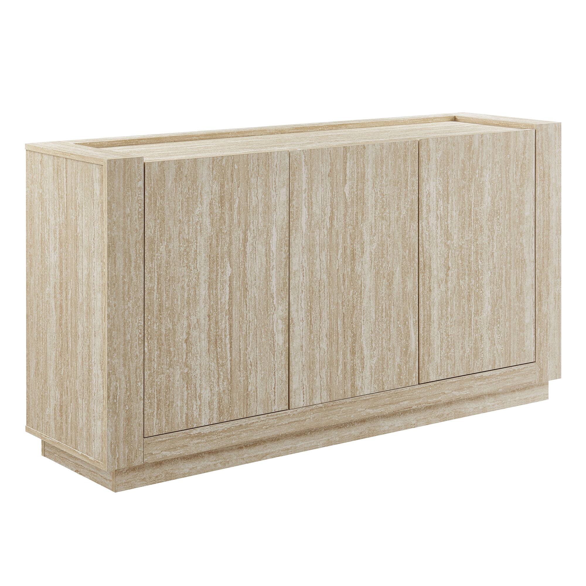 Angle. Modway - Hollis 59" Travertine Sideboard by Modway - Travertine.