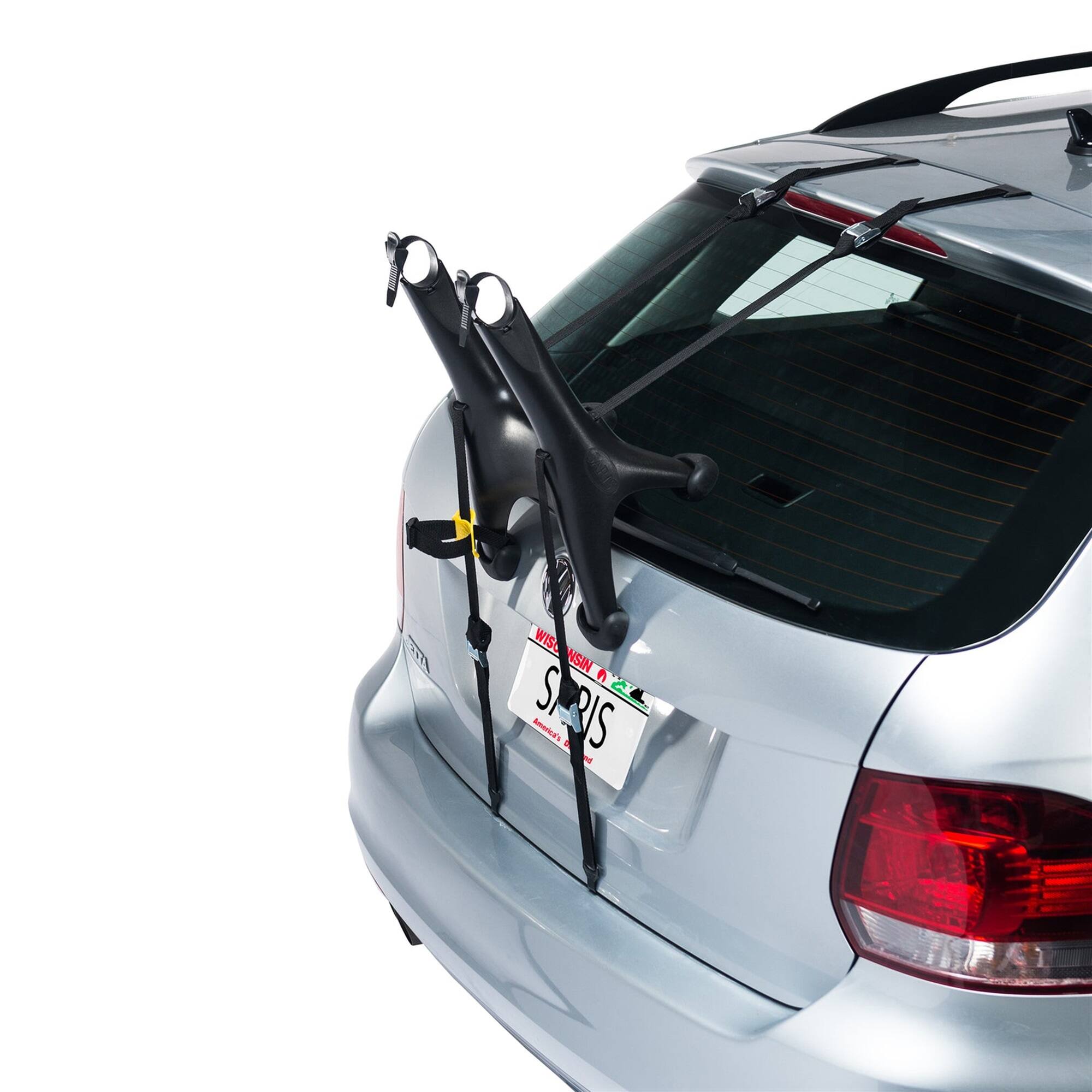 Saris - Solo Bike Cargo Rack, Easy Installation Trunk Bike Rack for Car and SUVs, 1 Bike - Black