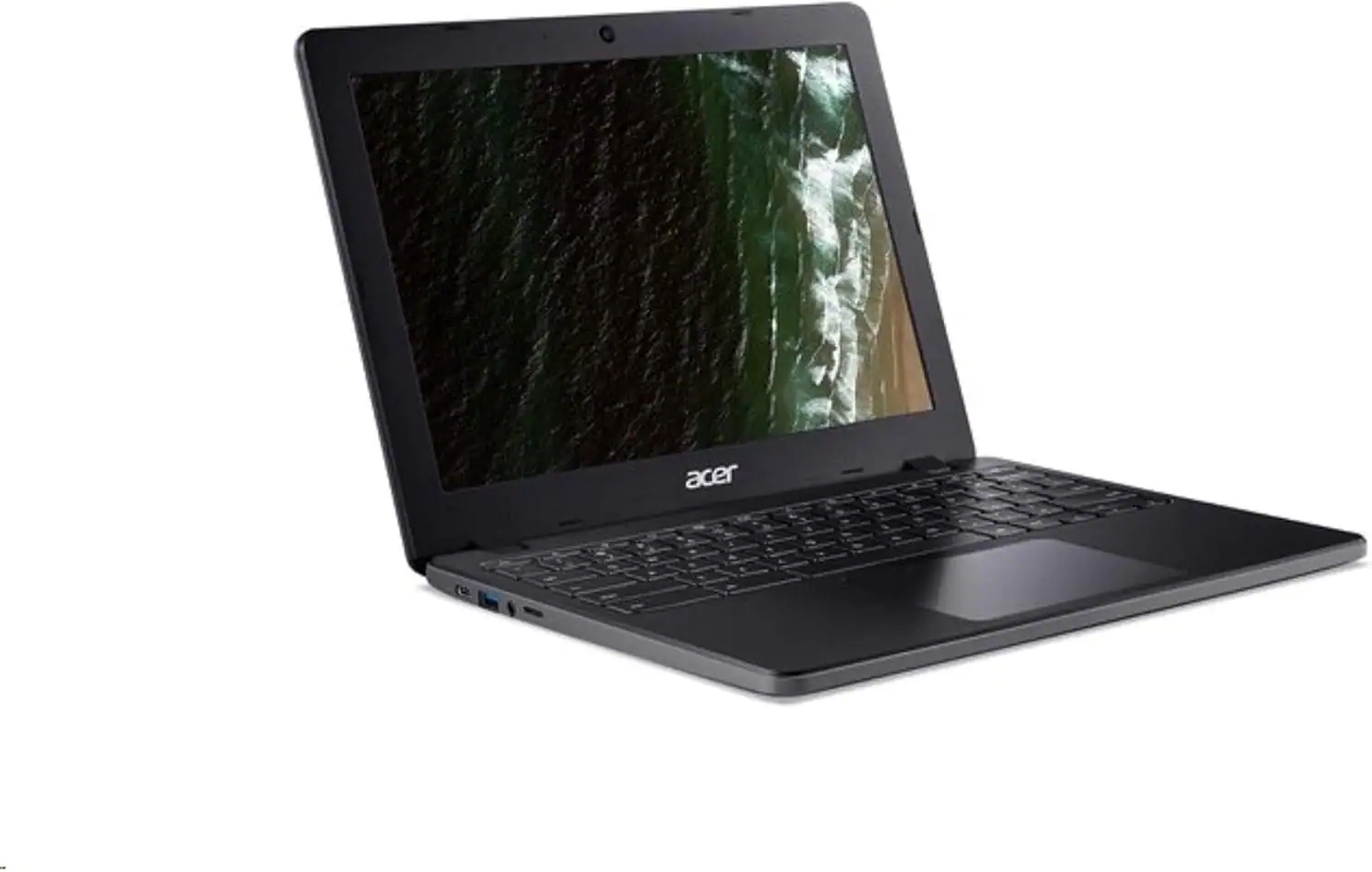 Front. Acer - Acer Chromebook 712 C871T 11.6" Intel Celeron 5205U 4GB RAM 32GB eMMC - Black.