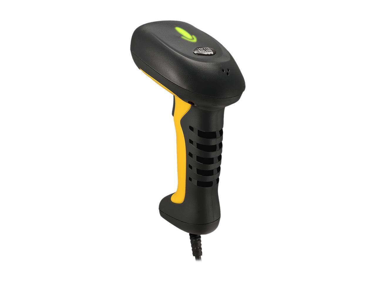 Alt View 2. Adesso - Adesso NuScan 5200TU Antimicrobial & Waterproof 2D Barcode Scanner - Black.
