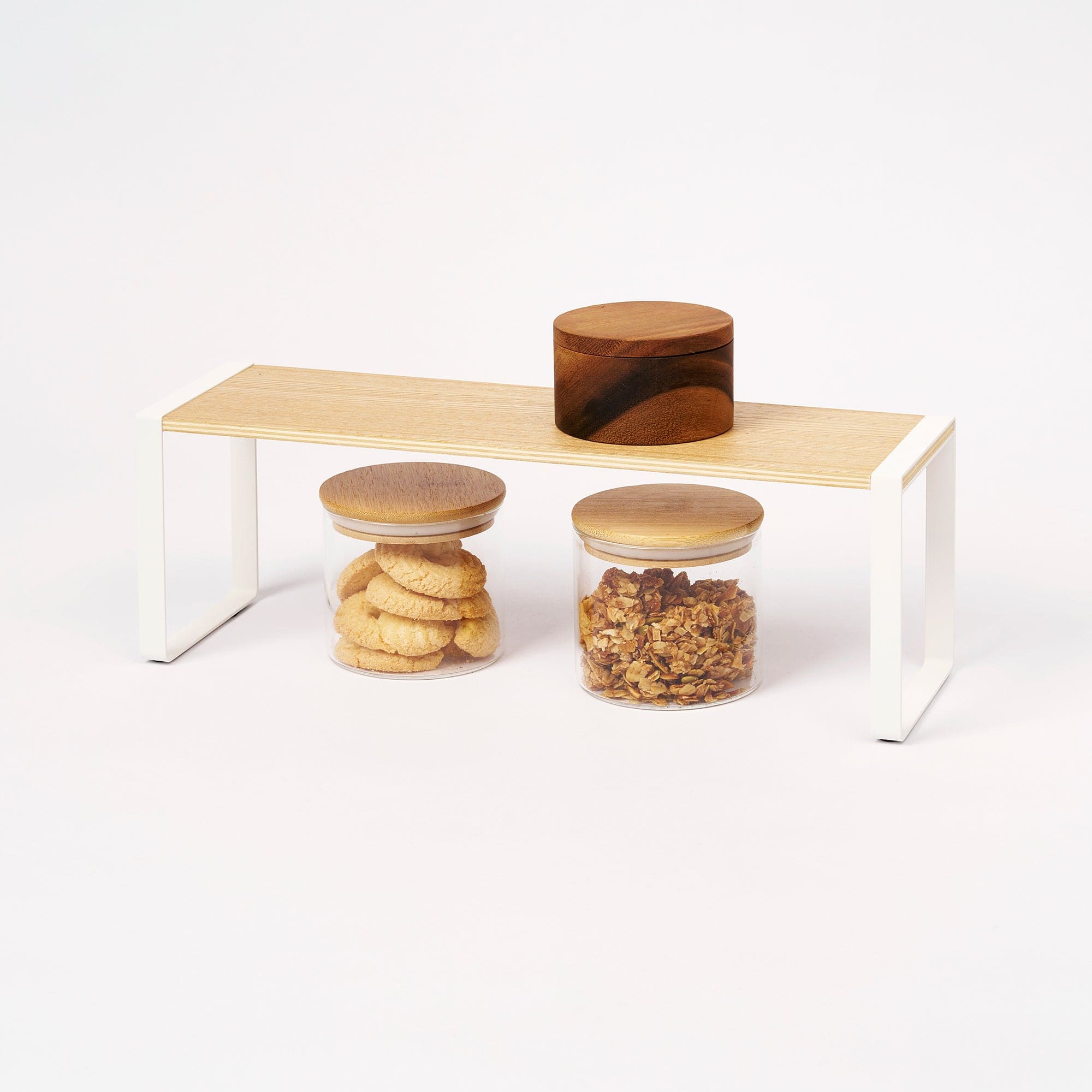 Yamazaki Home - Single-Tier Riser - Steel + Wood - White price history on PriceWatchPro