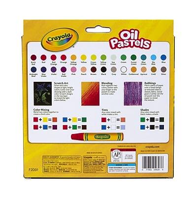 Crayola Oil Pastels

Scratch Art
Blending
Rubbings
Color Mixing
Tints
Shades

Crayola AP crayola.com

F2D01