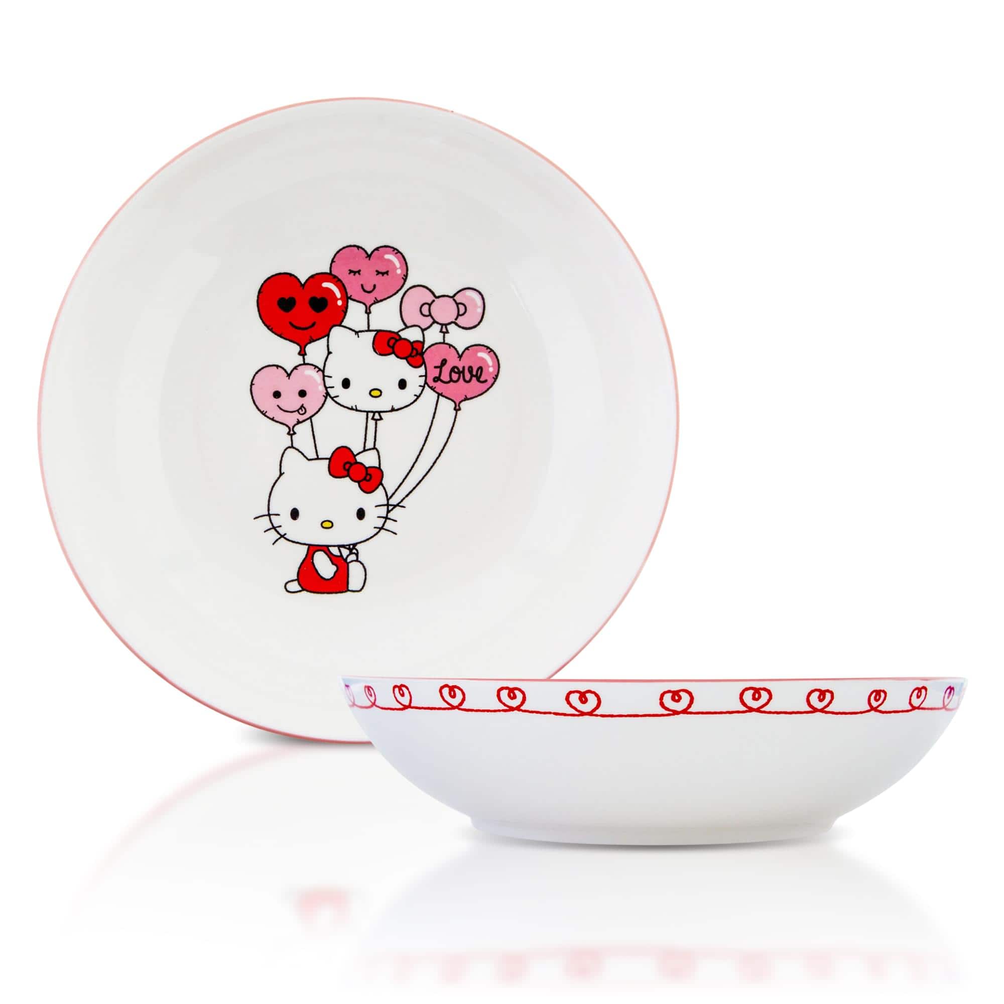 Silver Buffalo - Sanrio Hello Kitty Balloons 9-Inch Ceramic Coupe Dinner Bowl - Pink price history on PriceWatchPro