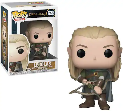 POP! MOVIES
THE LORD OF THE RINGS
628
LEGOLAS
VINYL FIGURE / FIGURINE EN VINYLE / FIGURA DE VINIL
ADVERTENCIA PELIGRO DE ASFIXIA / ATTENTION DANGER DE SUFFOCATION / WARNING CHOKING HAZARD