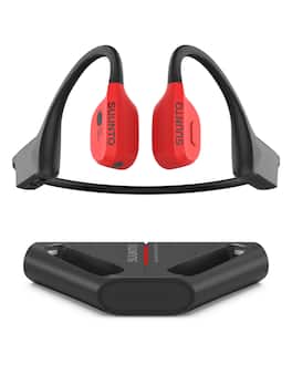 SUUNTO - Wing Open-Ear Bone Conduction Headphone, Bluetooth Wireless Sport Headphone w/Head Movement Control, Built-in HD - Red
