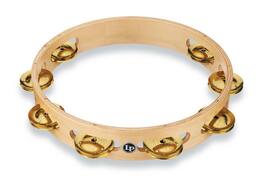 Latin Percussion - Pro 10 Tambourine, Single Row Brass