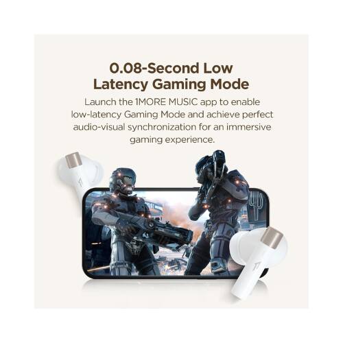 0.08-Second Low Latency Gaming Mode

Launch the 1MORE MUSIC app to enable low-latency Gaming Mode and achieve perfect audio-visual synchronization for an immersive gaming experience.